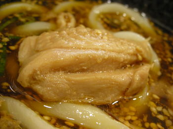 はなまるうどん(伊勢原)-鶏ラー油つけ麺6.JPG