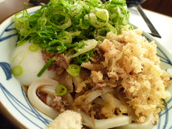 丸亀製麺(厚木)-肉ごぼうぶっかけ2.JPG