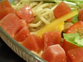 虎二(厚木)-ゴマとトマトのWスープ冷し麺3.JPG